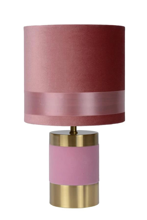 Lucide EXTRAVAGANZA FRIZZLE - Lampe de table - Ø 18 cm - 1xE14 - Rose - éteint
